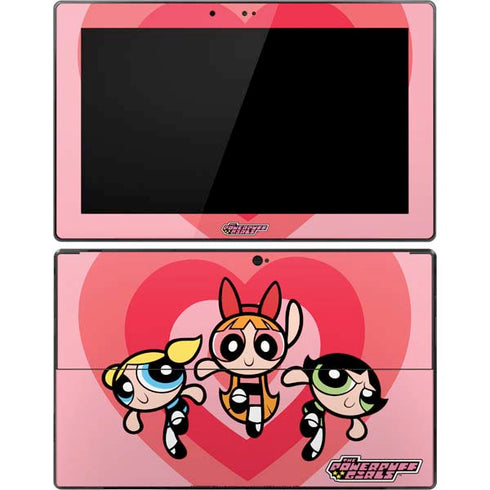 Cartoon Network Powerpuff Girls Hearts Surface Pro Tablet Skin